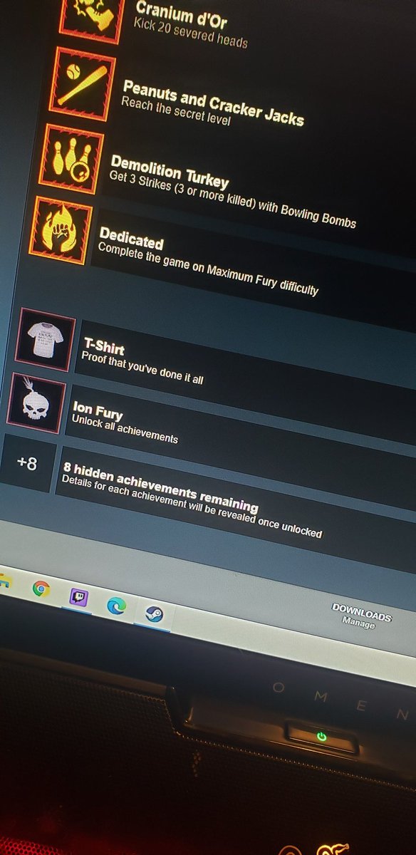 Powerspencer13's tweet photo. Finally beat @3DRealms #ionfury on maximum fury!  Now I have to find all the secrets.... https://t.co/corxfyW643
