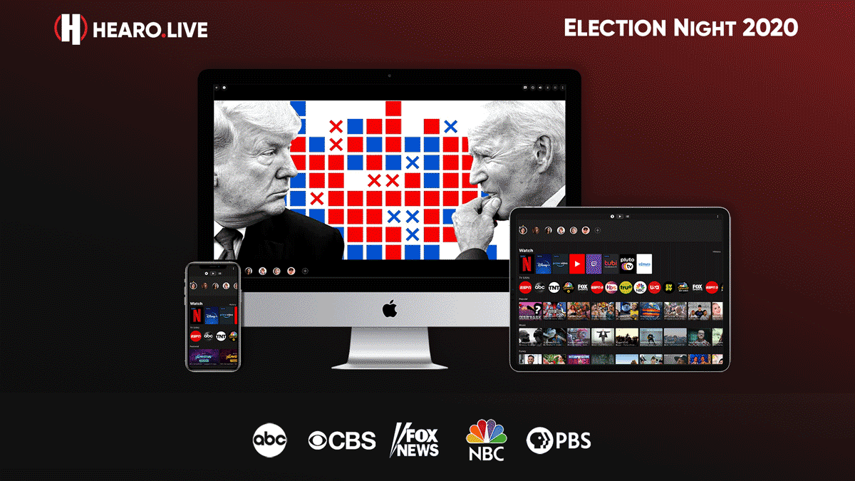 hearo_live's tweet photo. Congratulations. You #RockedTheVote. ๐บ๐ธ ๐ณ๏ธ ๐บ๐ธ Now it's time to hop on Hearo, grab your peeps, and ๐ #ElectionNight returns on your favorite news channel together:
โ
Join our #WatchParty: https://t.co/4DqQbKo8zM
โ
Start your own: https://t.co/ZhCoyz2sTK
#MultiPlayerTV https://t.co/Z9CdnMSu5v