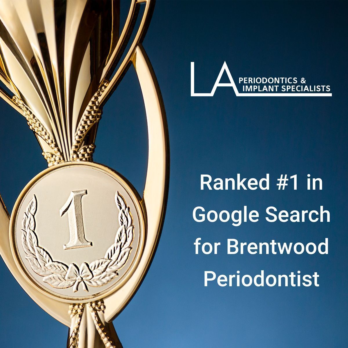 LaPeriodontics's tweet photo. LA Periodontics &amp;amp; Implant Specialists is ranked #1 in Google Search for Brentwood Periodontist. Come see why! - https://t.co/wbVCOPdw2Q #periodontist #LAPIS #Brentwood #LosAngeles https://t.co/Di7C108Jjd