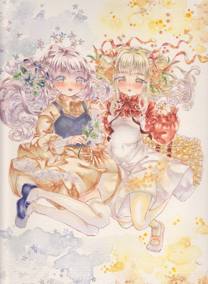 はぐ大福 ジャスミンと金木犀 無事に展示会にてお迎えしてもらえてたようですので比較的綺麗な画像で再掲させてください 本当なら戻ってきた時にコンビニスキャンしよう くらいにしか思ってなかったので全体を取り込むことが出来なかったの