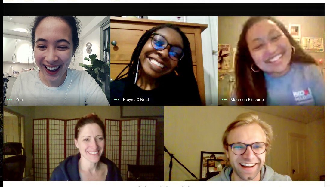 Princess__Mo's tweet photo. COULDN’T HAVE DREAMED of working on a better team for my first presidential campaign to restore the soul of our nation AND flip NC blue. 💙

Forever #FirstinFight with the BEST texters, dialers, and social media canvassers. 🗳

Not pictured: Our wonderful leader @alexisheebz 🙌🏽 https://t.co/jFt9Eyi2sk