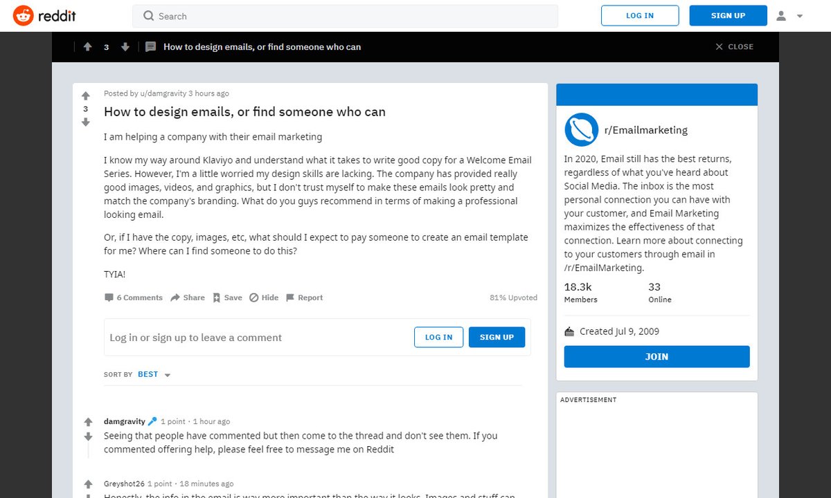 MailMinds's tweet image. How to design emails, or find someone who can
#goodimages #someone #company #designskills #goodcopy #emailmarketing
via reddit.com
☛ amp.gs/Wic7