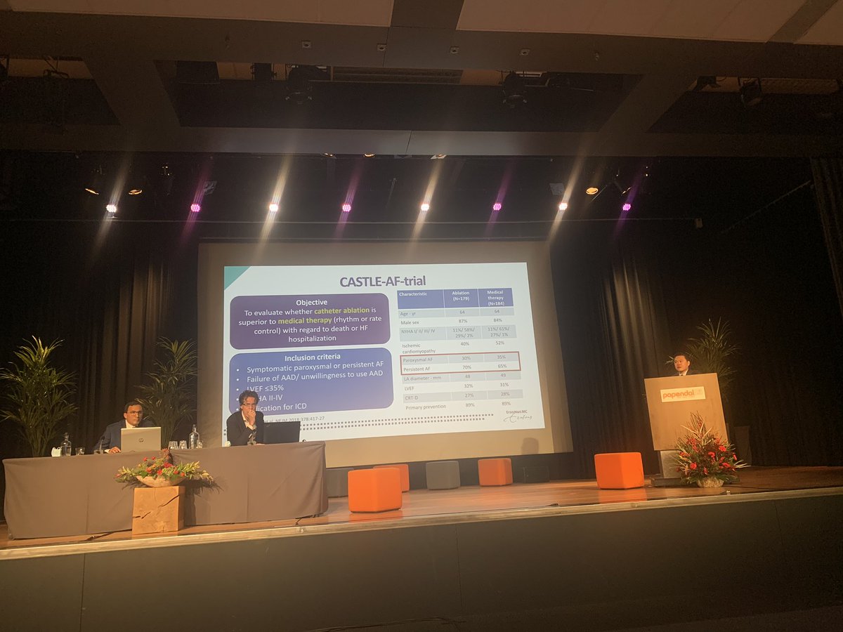 Dominik_Linz's tweet photo. Sing-Chien Yap from Rotterdam on #AFib management in #CHF patients...
#Castle_AF
@nmarrouche @nmsdegroot @chris_sohns https://t.co/wPAEmKMlyA