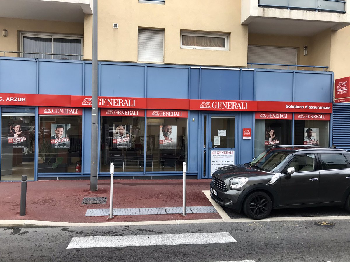 MendyLoic's tweet photo. Nos 3 #agences #generali de #Grasse #cannes la bocca et #valbonne se mettent aux couleurs de la nouvelle campagne publicitaire de la compagnie. #NousSommesLaPourVous https://t.co/Lp1p38GuII