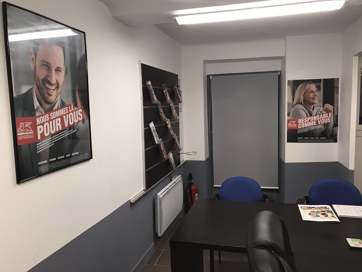 Nos 3 #agences #generali de #Grasse #cannes la bocca et #valbonne se mettent aux couleurs de la nouvelle campagne publicitaire de la compagnie. #NousSommesLaPourVous