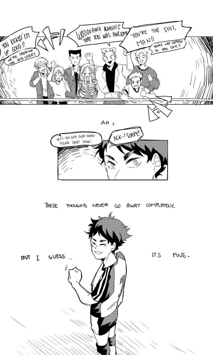 akaashi, his thoughts and the people around him 