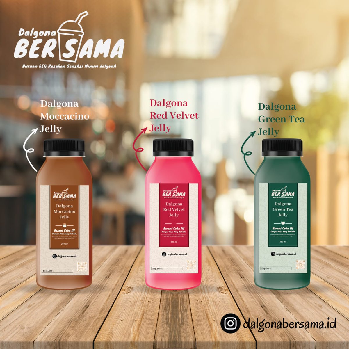 ikhsankml's tweet photo. Selamat hari rabu!🥛
Yuk nikmati minuman Dalgona dalam botol yg enak, nikmat dan nyegerin untuk menemani aktivitas kalian disiang hari ini☺️ murah loh perbotol hanya 10Rb, murah banget bukan? Dengan 3 varian rasa ada Red Velvet, Moccacino, dan Greentea!

Follow IGnya ya! https://t.co/PBgahvyIMh