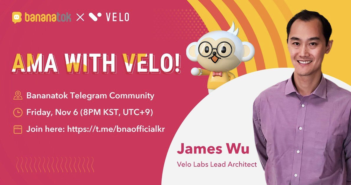 🇰🇷 banantok AMA #2: James Wu

Join Velo Labs Lead Architect James Wu in the second AMA on Friday, November 6 at 8:00PM KST (UTC+9).

Join here: t.me/bnaofficialkr