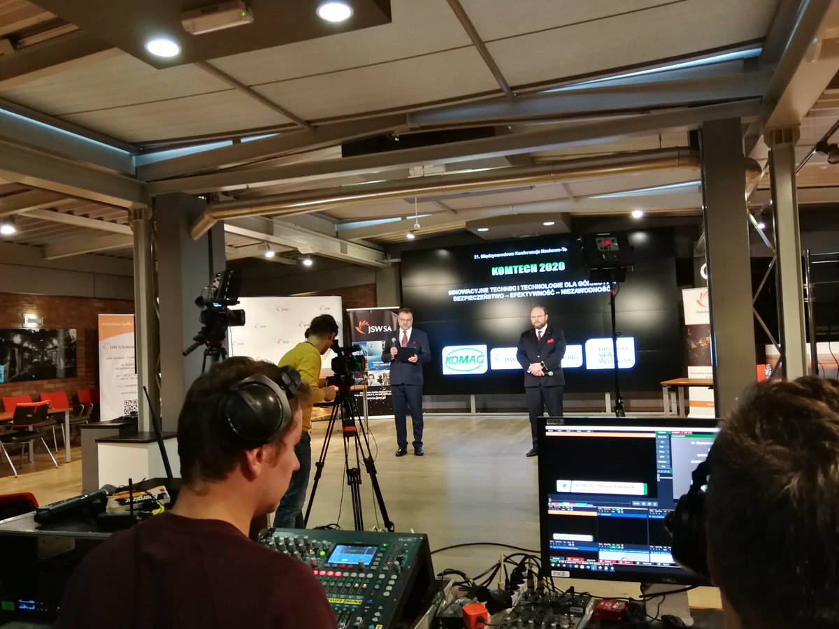 jsw_sa's tweet photo. W @jsw_sa ruszyła właśnie 21. Międzynarodowa Konferencja Naukowo-Techniczna pod hasłem  ➡️#KOMTECH Innowacyjne Techniki i Technologie dla Górnictwa. Udział jest bezpłatny. Link do wydarzenia: https://t.co/zVz8Uvcjwz https://t.co/6wehs5QwS3