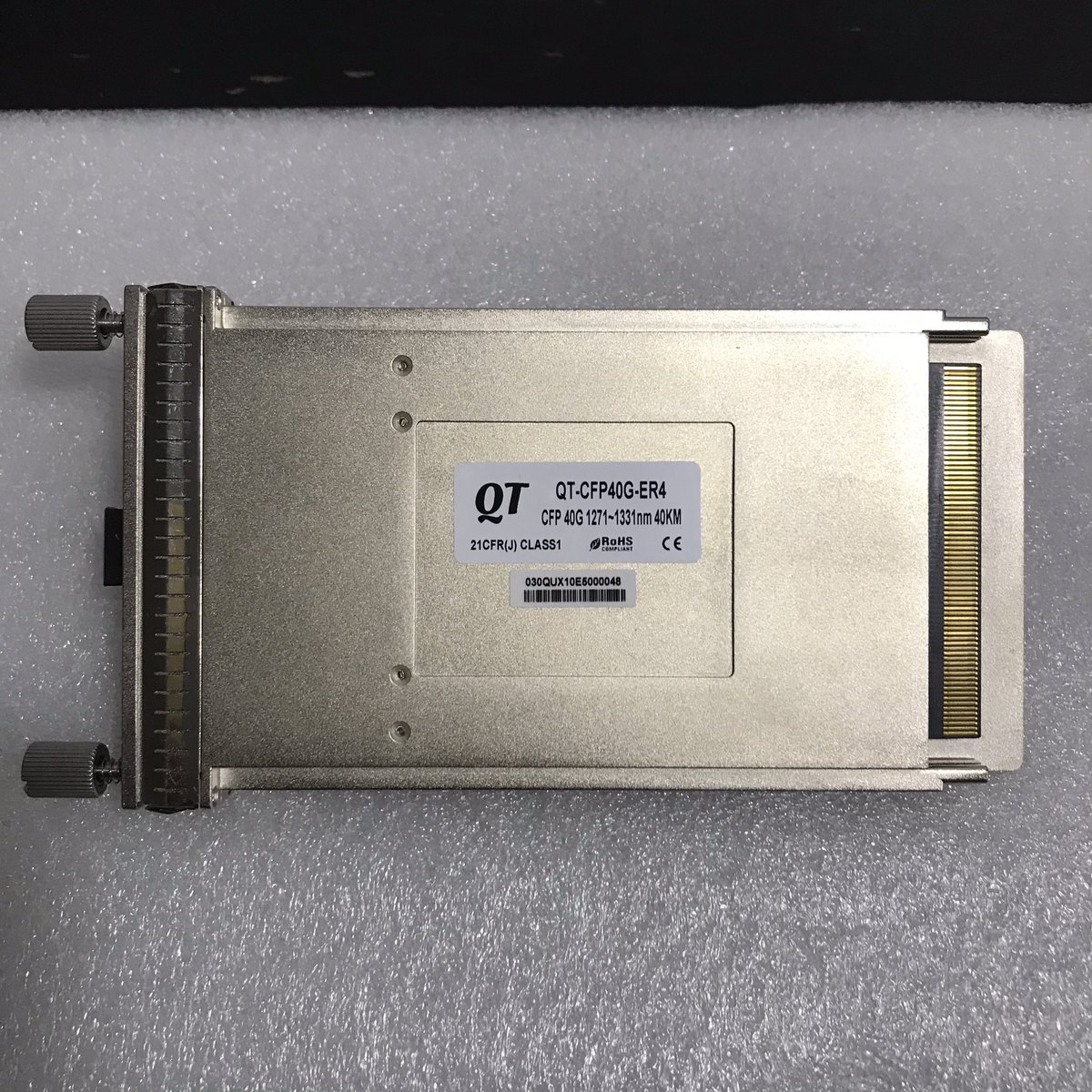 qonitech's tweet photo. DELIVERY
.
You have to agree with us that the monster is still exist out there.
Massive size transceiver, CFP 40G 40KM.
.
#transceiver #fiberoptic #cfp #sfp #40g #wdm #cwdm #cisco #juniper #mikrotik #huawei #zte #networking #telecom #telecomunication #optical https://t.co/sGXhpdCuOH