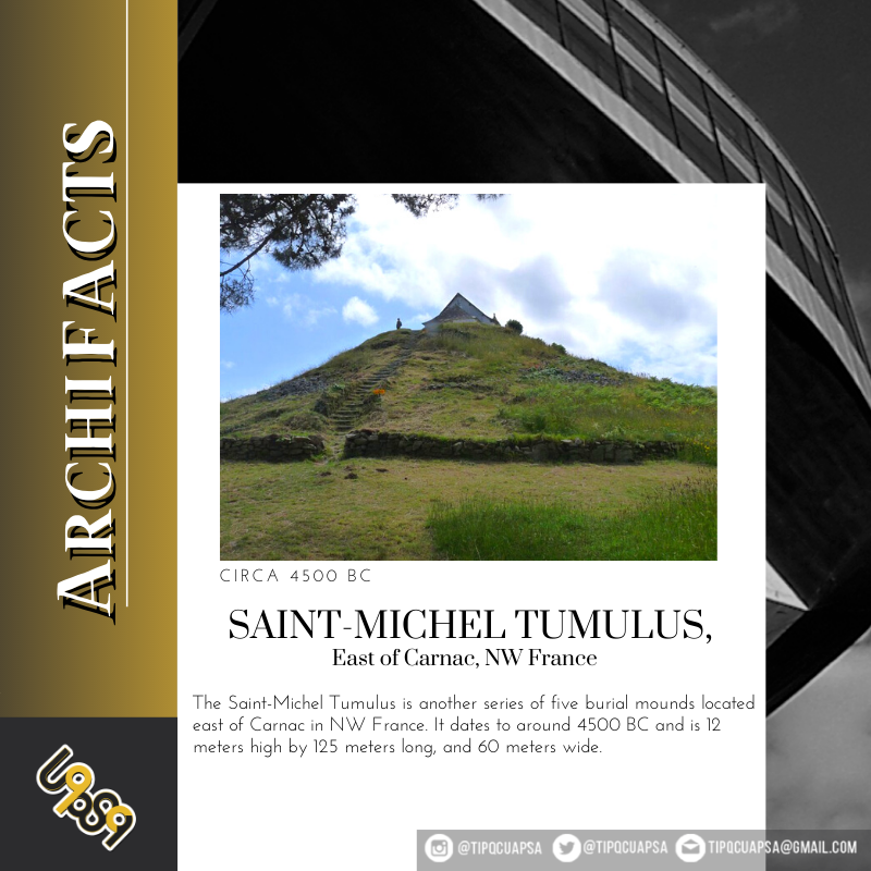 tipqcuapsa's tweet photo. Good day, Ka-UAPSA! Check out your Wednesday's treat with our #ArchiFACTS!

Did you know that, 𝐒𝐚𝐢𝐧𝐭-𝐌𝐢𝐜𝐡𝐞𝐥 𝐓𝐮𝐦𝐮𝐥𝐮𝐬 is largest grave mound in continental Europe and one of the oldest man-made structures on Earth?! https://t.co/oXI4IMntnY