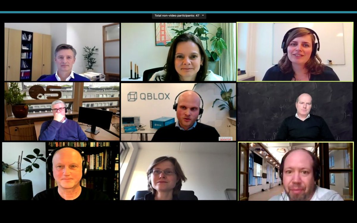 QDelft's tweet image. How important is a clearly defined IP strategy when setting up a #quantum startup? This question and many others were extensively discussed in our Quantum Delft community #weblecture yesterday. Thanks to all our panel members for the fruitful discussion!

👉Image credits: Qblox