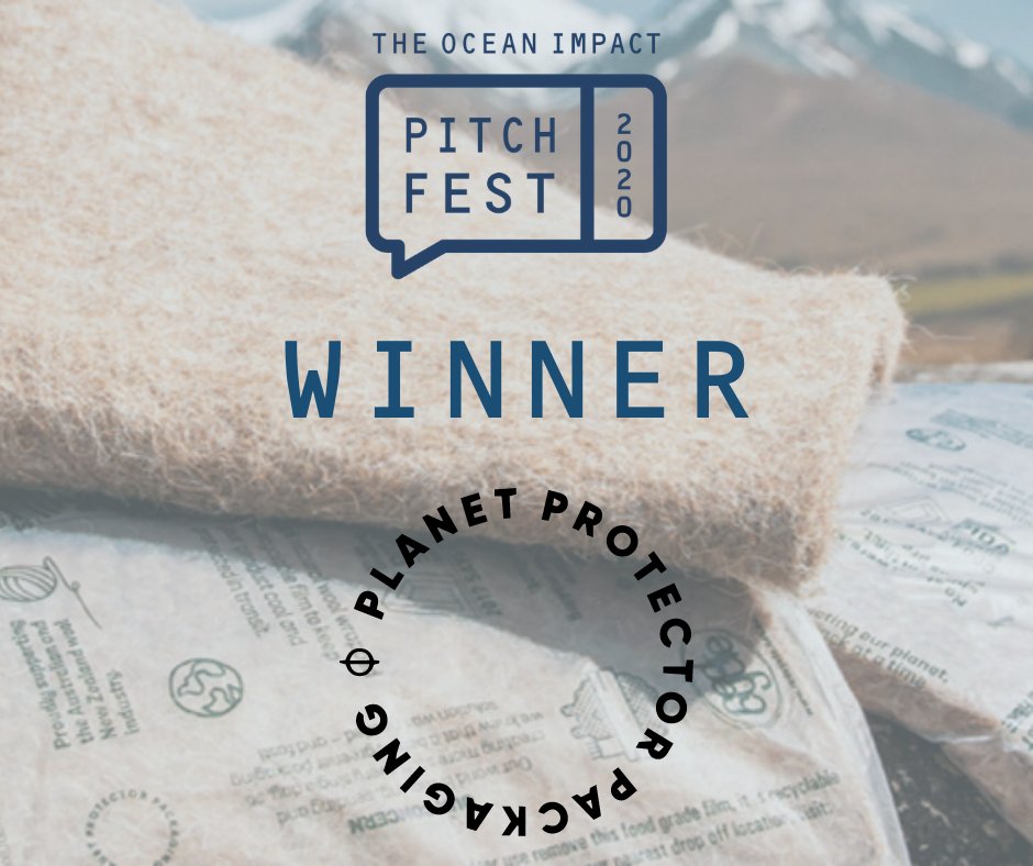 seafoodAUS's tweet image. As a proud partner of the @oceanimpactorg #Pitchfest2020 we're excited to congratulate #PlanetProtectorPackaging who've taken out the top gong. Learn more about the winner, runners up and all twelve finalists at: buff.ly/2HZmvVF
