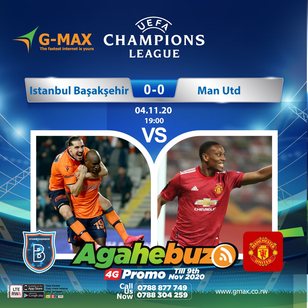GMaxRwanda's tweet photo. #LiveStream the UEFA champions league matches and get instant #live score updates with G-Max 4G bundle packs @ a 70% discount. ⚽

#championsleague #fifa #Agahebuzo #4Gforall #4GBundlePacks #GMax https://t.co/A9rovaNUIR