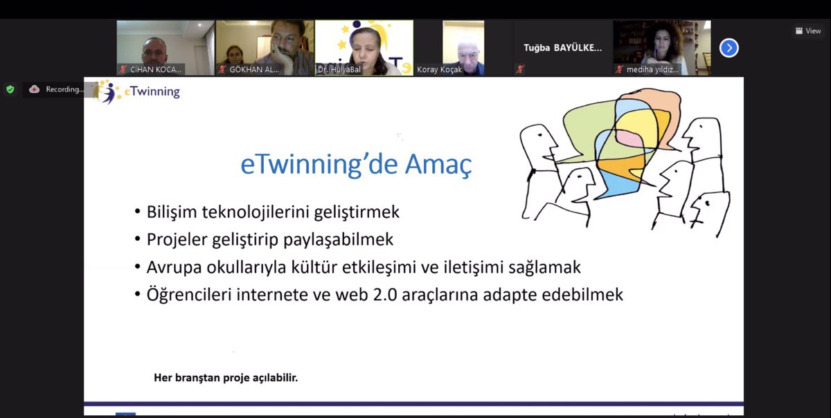 Samsun eTwinning Mesleki Gelişim Eğitimleri kapsamımda ‘’Soru Cevap Etkinliği ‘’  webinarımız UDS Ulusal Destek Servisi’nden Dr Hülya BAL , Zühal KAZANCI ve 162 eTwinner’imizin katılımıyla yapıldı.<a href="/CoskunESEN57/">Coşkun ESEN</a> <a href="/tretwinning/">eTwinning Türkiye</a> <a href="/zulkifdagli/">Doç. Dr. Zülkif Dağlı</a> <a href="/AhmetKaraman55/">Ahmet Karaman</a>
