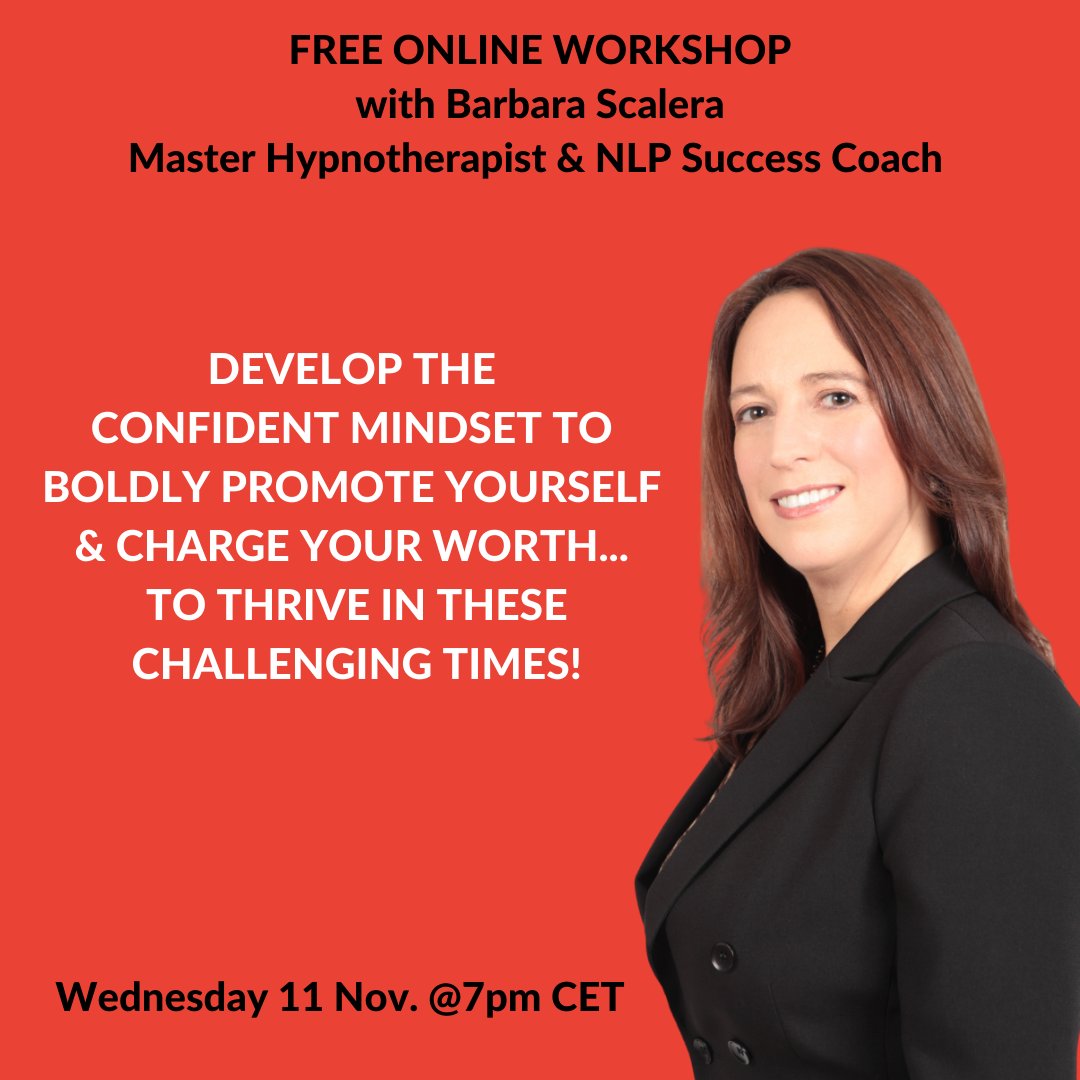 CoachMeBarbara's tweet photo. I'm hosting UNMASK YOUR  3 BIGGEST SUBCONSCIOUS BLOCKS TO SELF PROMOTION &amp; SUCCESS!. Would you like to attend? https://t.co/oufvzutWFr https://t.co/CRpfPVpoJ6