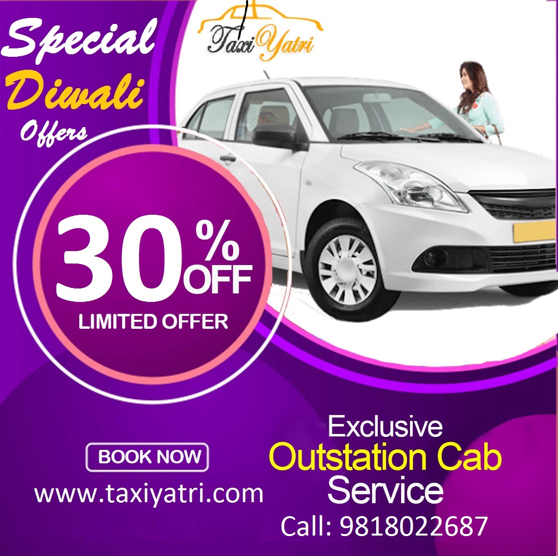 YatriTaxi's tweet photo. Book an outstation cabs on 30% Discount at Diwali festival with "TaxiYatri". We offer Outstation taxi in Delhi, Noida, Ghaziabad, Lucknow, Allahabad, and Major Indian cities. https://t.co/hVOS78y0ZY #Diwali2020 #DiwaliFestival #OutstationCabBooking #SainatizeCab #OutstationCabs https://t.co/iTlnhnJgzw
