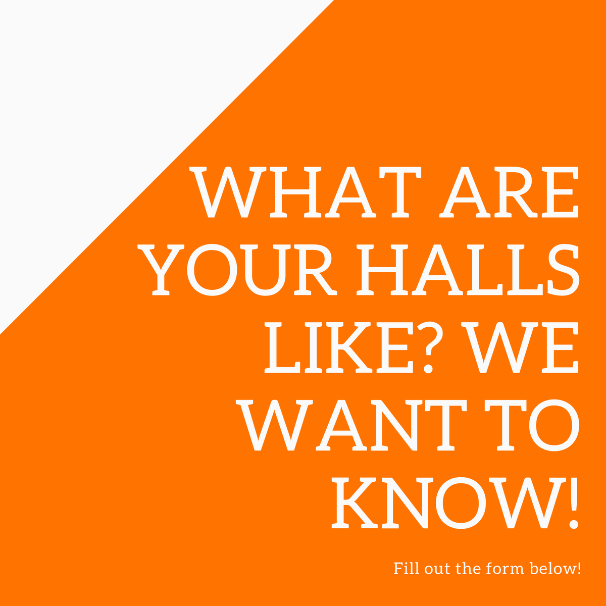 Are you living in student halls right now? 🏠 We want to know! Fill out our survey and If you have any photos or videos that show the living conditions, please pm us or email  them to one of our writers at vrose002@gold.ac.uk.  🐆 🔈surveymonkey.co.uk/r/KJXLPCT