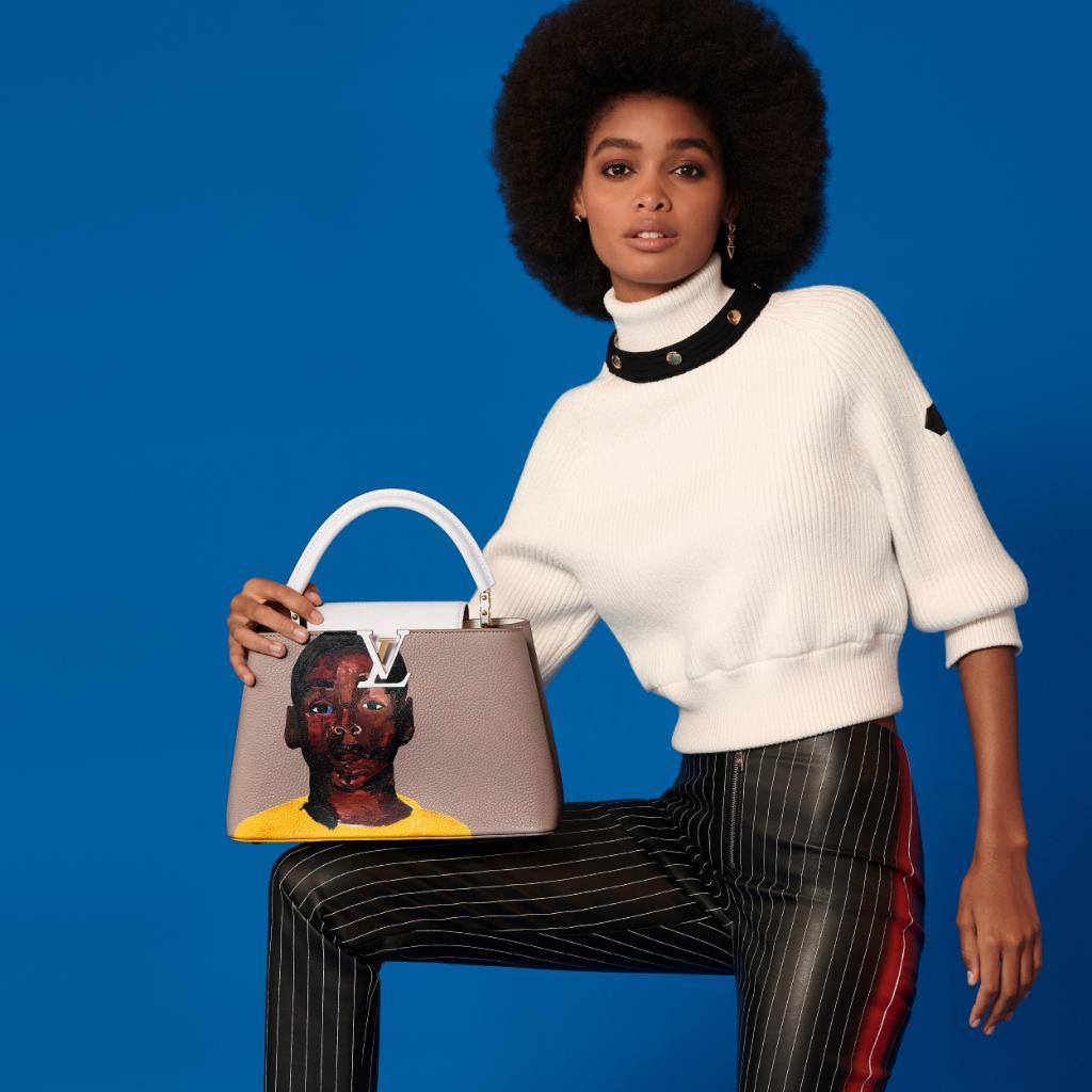 Louis Vuitton on X: Personal tribute. #HenryTaylor's painting of his late  friend Noah Davis was carefully transposed onto the Capucines bag for the  recently released #ArtyCapucines Collection. Discover #LouisVuitton's  limited-edition artistic