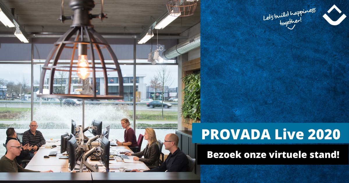 Dag 2 van de Provada Live! Heeft u onze virtuele stand al bezocht? Janssen de Jong Groep en haar dochterondernemingen staan klaar om al uw vragen te beantwoorden! #LetsBuildHappinessTogether
