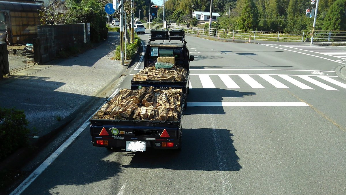 軽トレーラー （フルトレーラー） 薪運びや、キャンプ等に