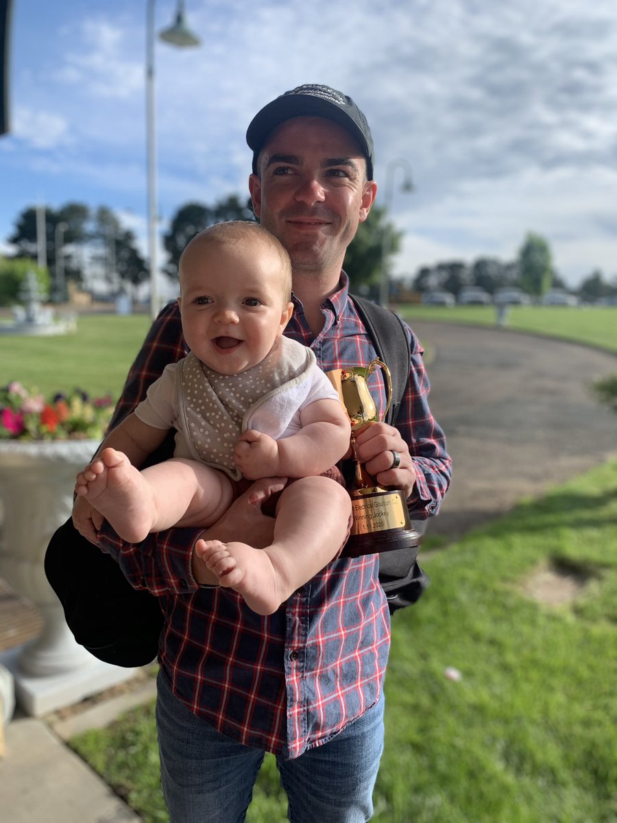emkguymer's tweet image. Coupla happy lads after today’s Goulburn Cup win 💛💛 Well done @njburleigh &amp;amp; @guymer_shaun #hometowncup