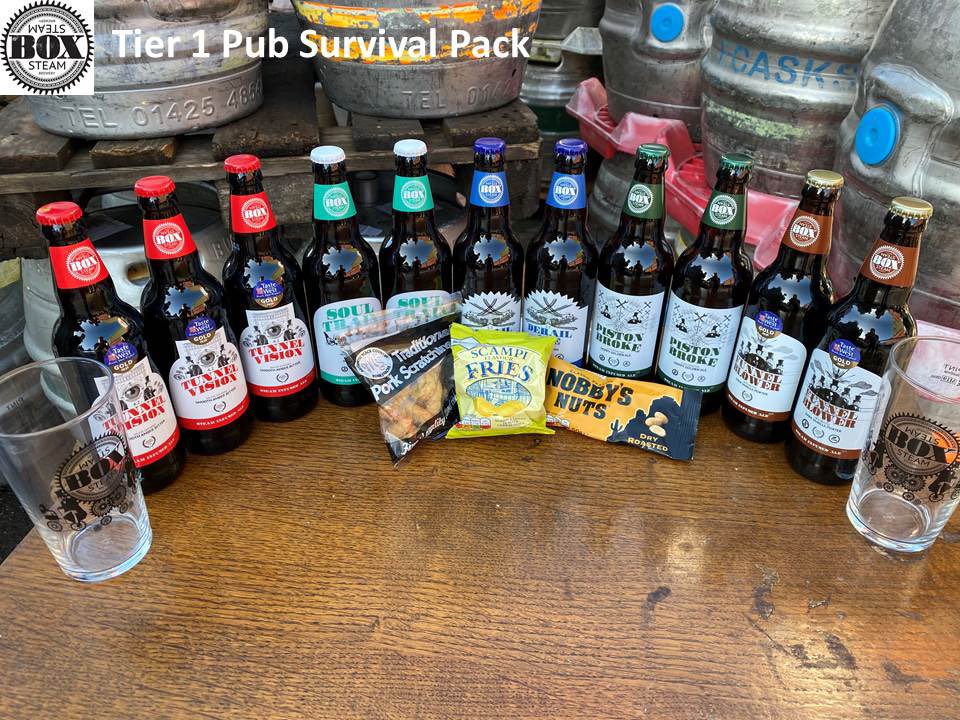 BoxBrew's tweet photo. Introducing 3 x Box Steam Brewery “Pub Survival Packs”!!🍻🍻

With the pubs closing we’ve got you covered! Packs include a range of snacks, glasses and beer!
Don’t miss out!

Shop now - https://t.co/NTKsmkj8MP
Or call 01225 782700 📞

#lockdown #supportlocal #BoxSteamBrewery https://t.co/nUMG3AHSyX
