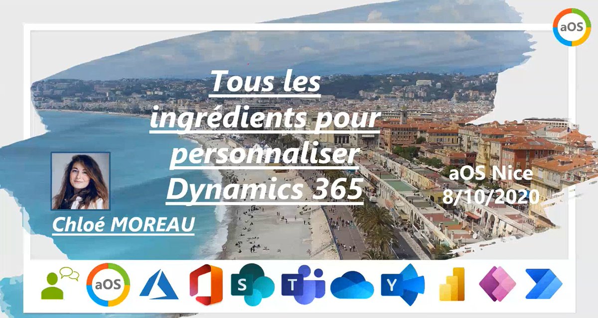 aOSComm's tweet image. 🚀 Tous les ingrédients pour personnaliser #Dynamics365
par @Chloe_Moreau17

🎞️ C&apos;était l&apos;une des sessions qu&apos;il ne fallait pas rater au dernier #aOSNice #aOSOnline
A revoir ici loom.ly/fstRlWk 

#aMSOnline #Microsoft365 #Office365 #PowerPlatform