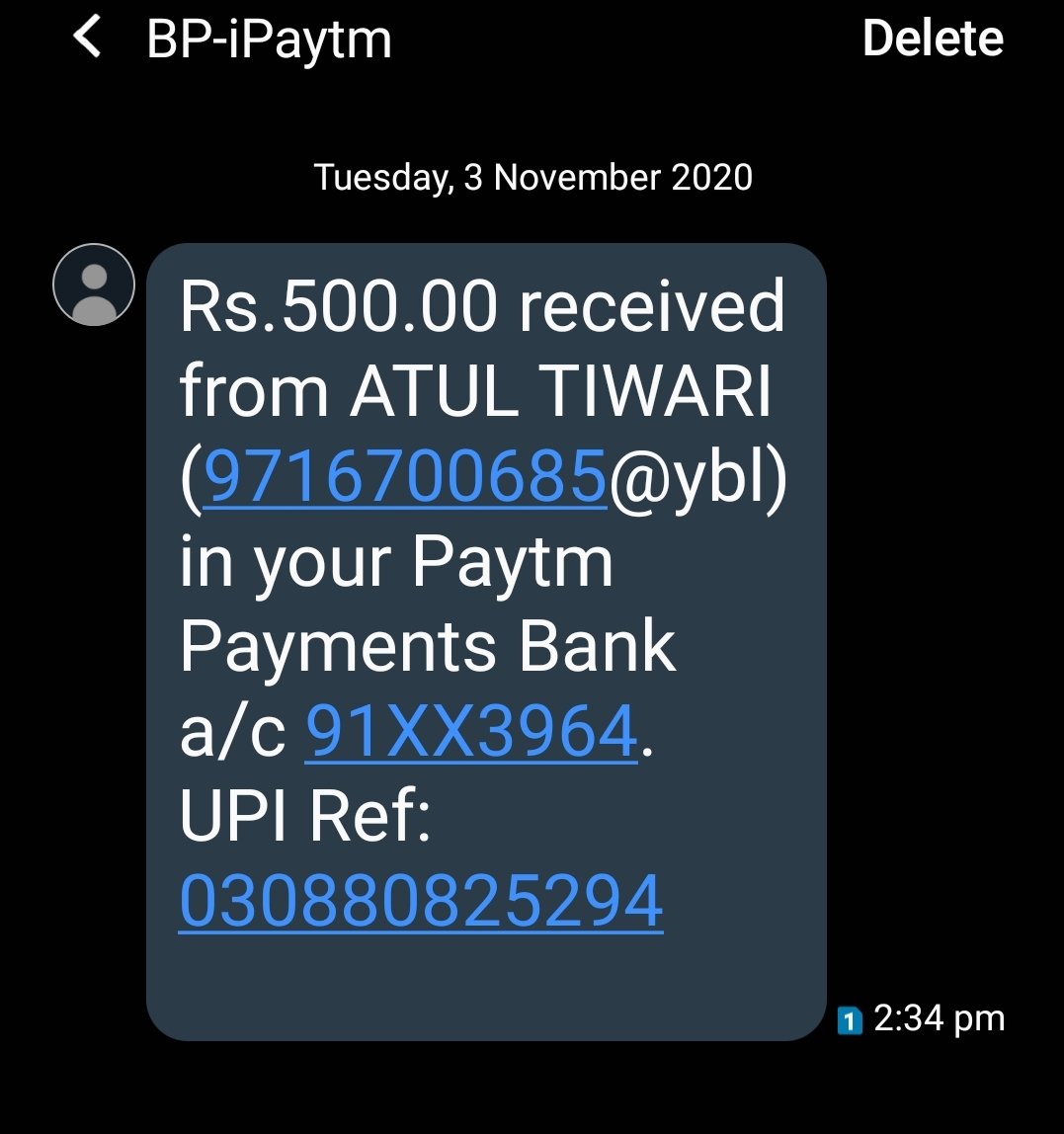 sing_kake's tweet photo. @PhonePe_ @Paytmcare I recieved phonepe 500 But no recieved  my savings account Rs 7.14 I requested for you and solve this problem Plzz https://t.co/GuGA69ZZc7