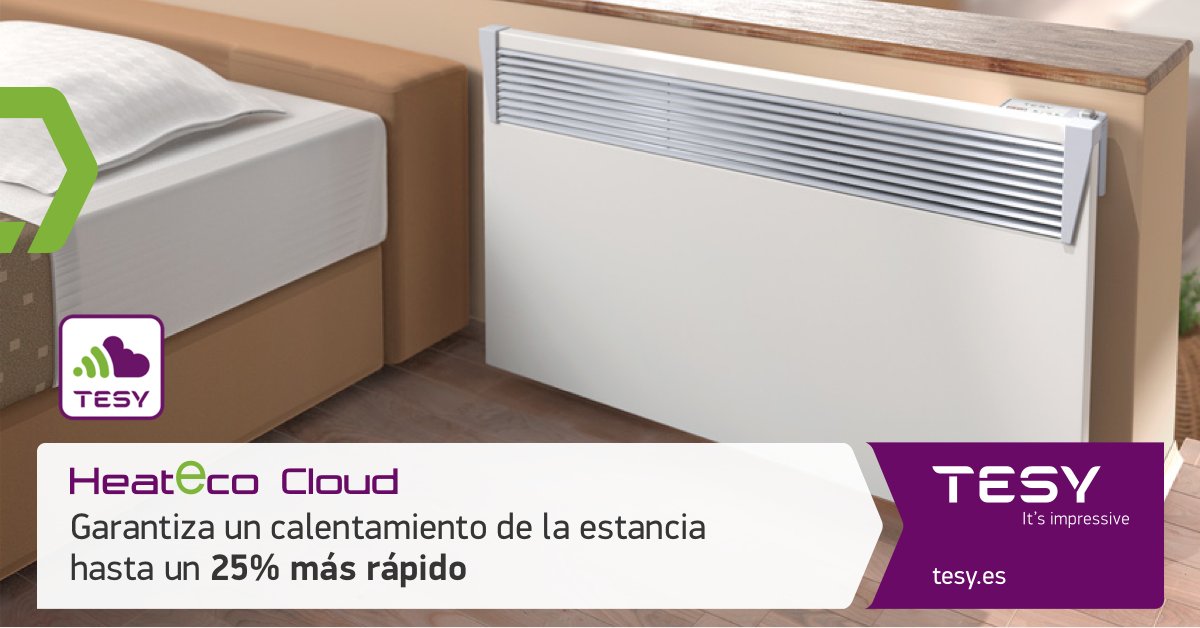 TESYIberia's tweet photo. HeatEco es una de nuestra series de convectores eléctricos más eficientes. Con termorregulador electrónico, control wifi #TESYCLOUD, filtrado de aire, máxima calidad en #calefacción...¡Controla tu consumo de #energía gracias a las opciones de programación! https://t.co/ATeT3cg6H4 https://t.co/zAakFPUaas