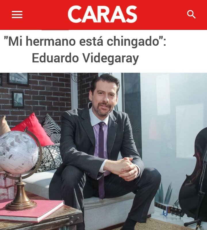 TheBigLudwig's tweet photo. Creo que la revista "Caras" acaba de actualizar el encabezado de su entrevista a Eduardo Videgaray. https://t.co/xJ6vdb5Ygj