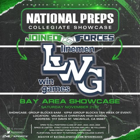 Thanks for the invite 💯
<a href="/NPShowcases/">National Preps Showcases</a>