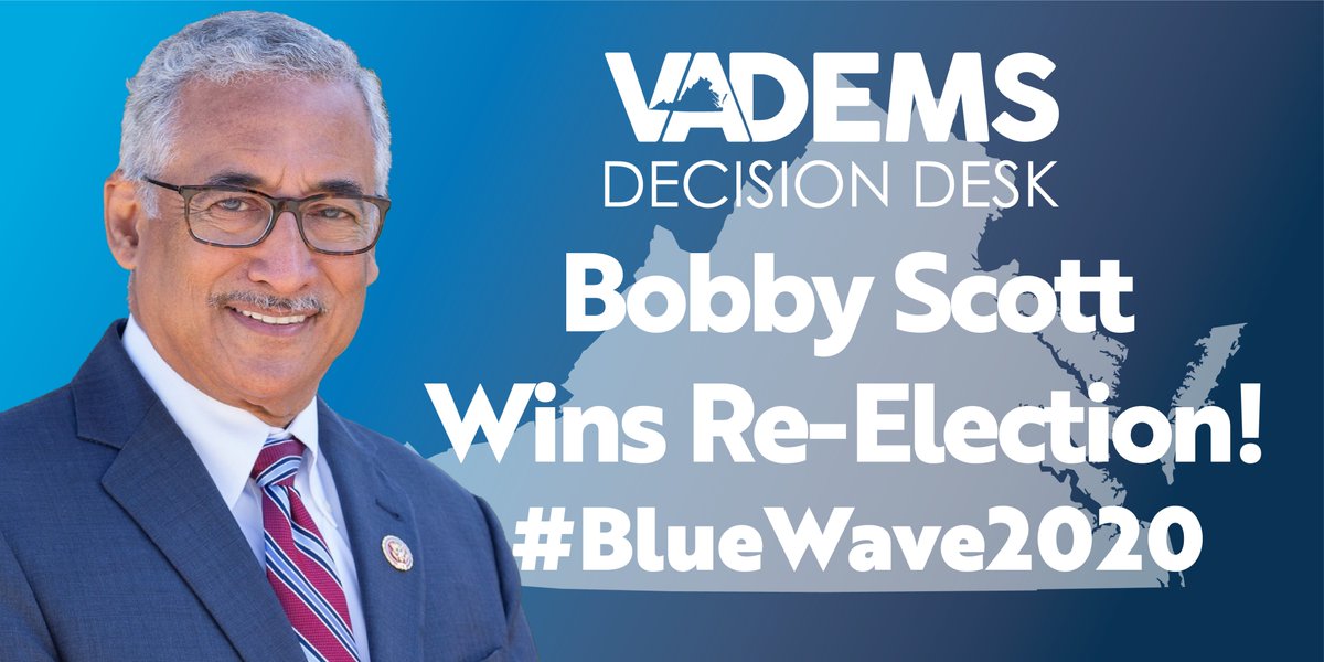 vademocrats's tweet photo. Congratulations Congressman @BobbyScott4VA3!! https://t.co/buo9FCaRcq