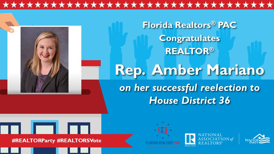 FloridaRPAC's tweet image. Congrats @ambermariano on your election victory!