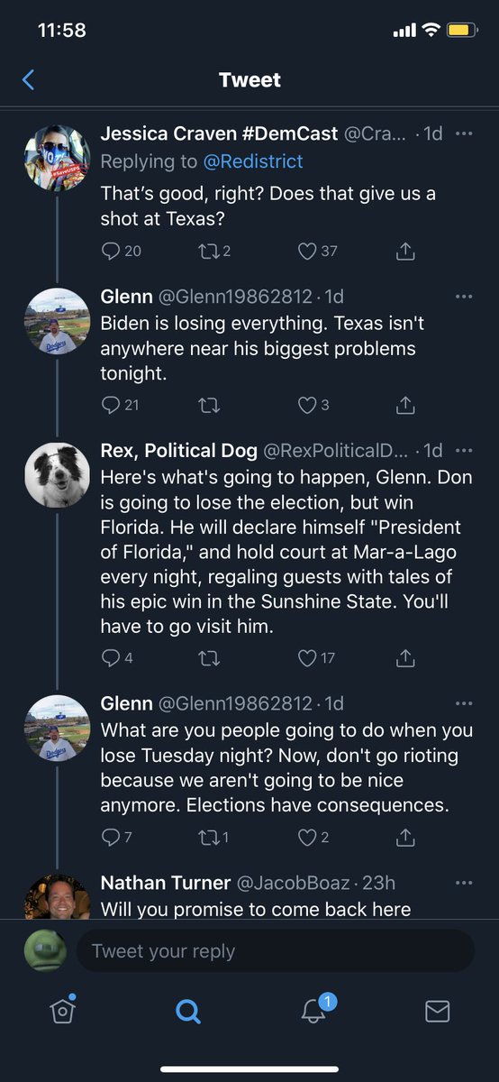 DinocoRacing's tweet photo. @JacobBoaz @Glenn19862812 @RexPoliticalDog @Craven7Jessica @Redistrict Hey man! How ya feelin right now? I’m also curious as to what happened to the political dog? https://t.co/pGPhsYQPD4