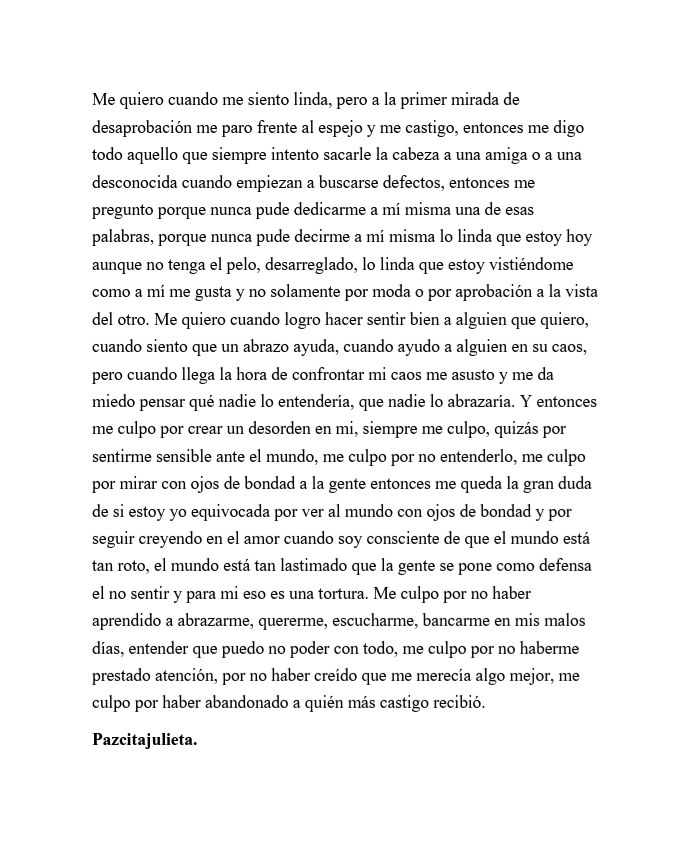 pazcitajulieta_'s tweet photo. "Antes de querer, quiero querer(me)" 🌸❤️ https://t.co/WdXNEwVcdr