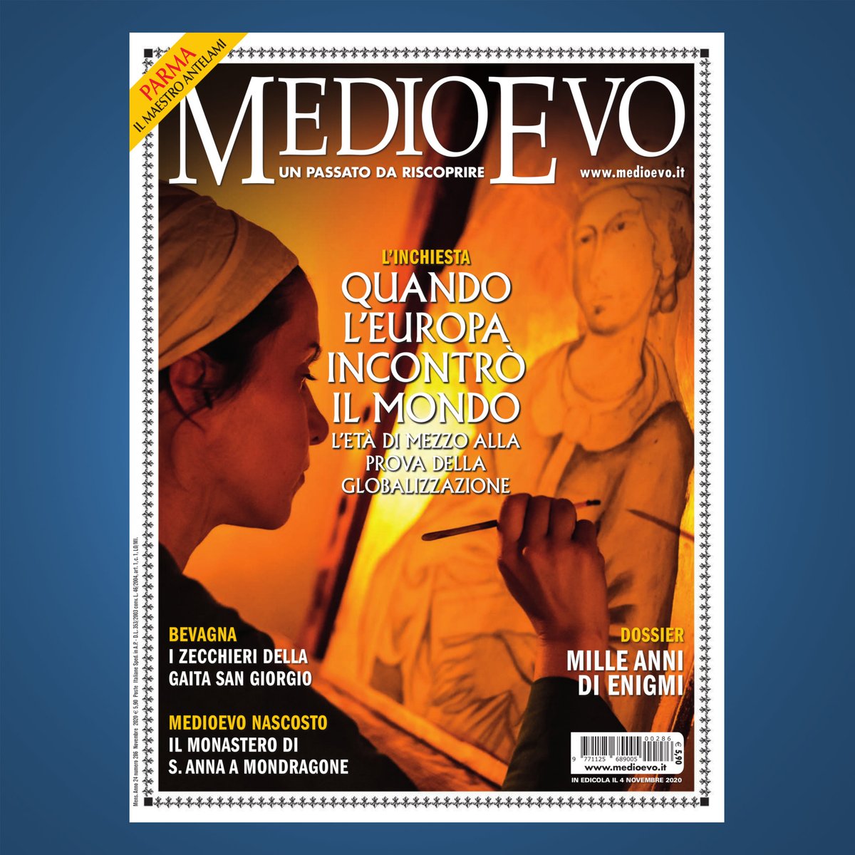 È IN EDICOLA «MEDIOEVO» DI NOVEMBRE!! 
medioevo.it
•
#inedicola #novembre #medioevo #leggilosumedioevo #Bevagna #bmta #caminetto #CastelPenede #MuseoPoldiPezzoli #GalleriedellAccademia #BenedettoAntelami #MercatodelleGaite #Parma #enigmi #viaggi #turismo #slowtourism