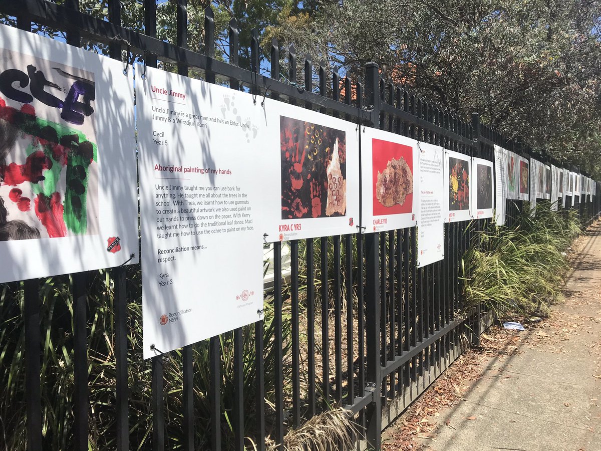 PublicTempe's tweet photo. TPS collaborated with @nswrc to create our Pathways to Reconciliation Exhibition. Check out this deadly work! #pathways #recnsw2020 https://t.co/yylIo6MCru