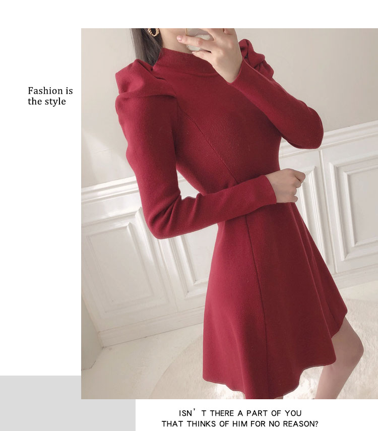 Korean Style Series Knit Simple Elegant Office Lady Autumn Winter Basic Party Daily New Look Women Dress 7513
facebook.com/commerce/produ…