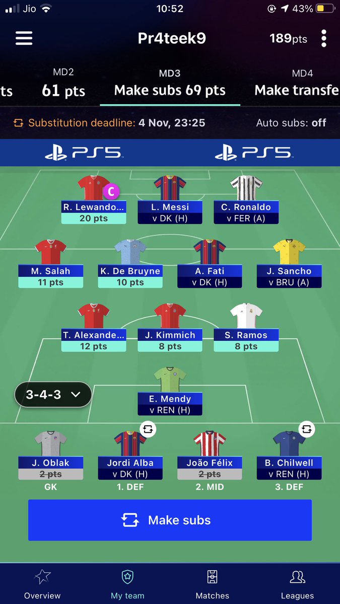 pr4teek9's tweet photo. @FPLFanatix Cool, got Sancho in 
Thanks https://t.co/UHIPwXAWnb