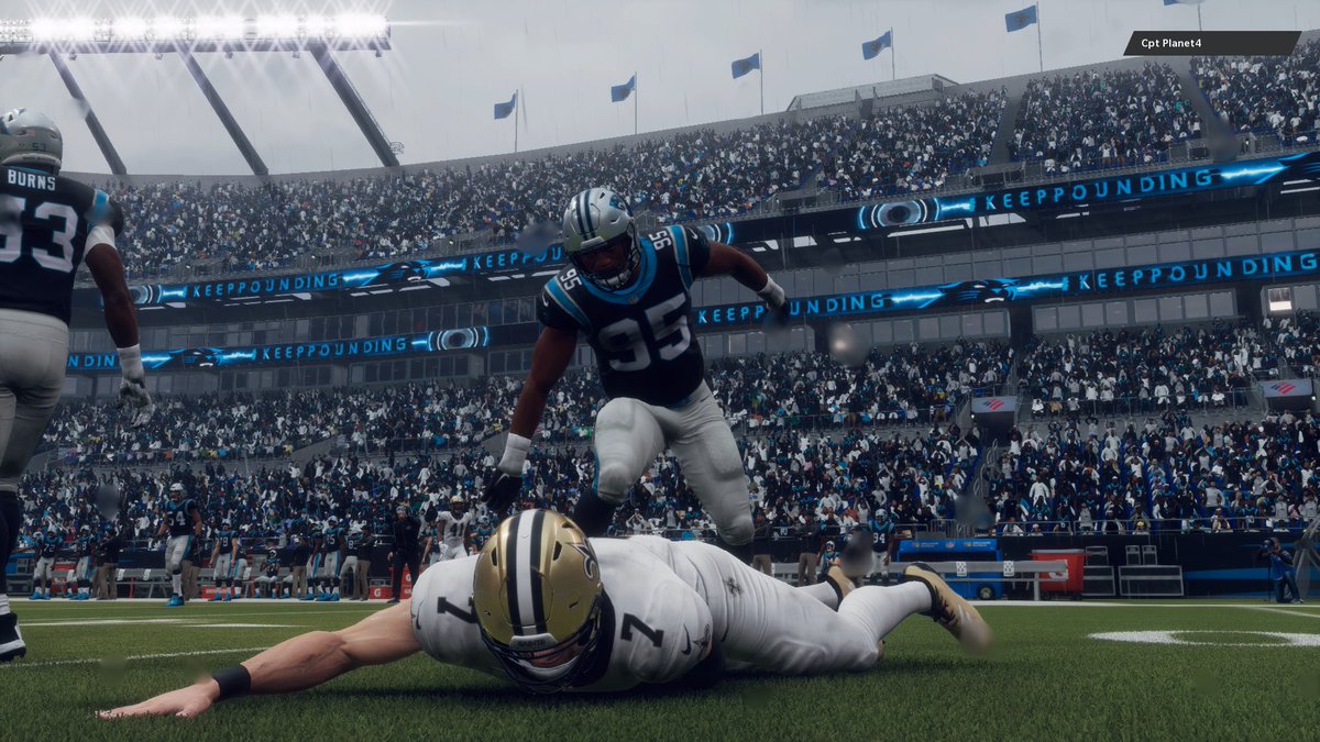Panthers_MBL's tweet photo. Week 6 || Panthers 26 Saints 7

A balanced offense and a solid defensive effort gave us the W over a division rival. Moorman throws for 253 yds and 2 TDs. Chris Westry was the standout on defense with 2 timely INTs. Brian Burns and Derrick Brown each with 2 sacks of Taysom Hill. https://t.co/QVY3XLFy6J