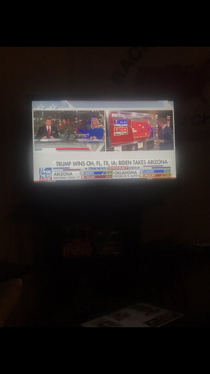ZinmanAndrew's tweet photo. I have been flipping back and forth all night between various news outlets. It has been interesting to see the way different outlets report the election map, and the hesitance to call certain states that the AP has declared called. #mc576 https://t.co/biNoNeFzxe