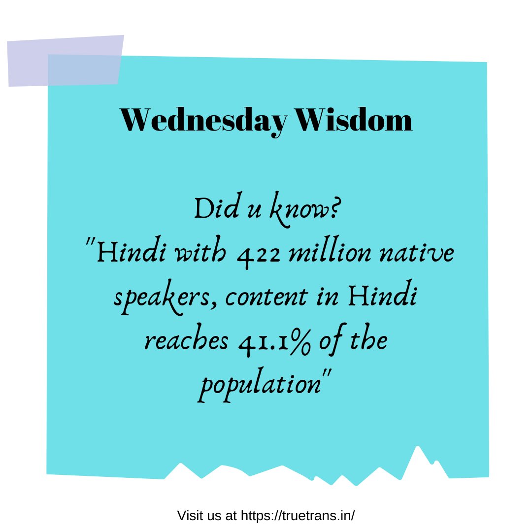 true_trans's tweet photo. #translationservices #translationagency #wednesdaywisdom #hindilanguage #nativeadvertising https://t.co/vLiQI3tCw3