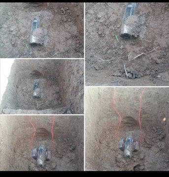 On October 8th, #Armenia fired #phosphorus projectile to Fuzuli region of #Azerbaijan. It did not explode on impact zone. ANAMA experts have identified it and decommissioned. By use of phosphorus Armenia sets fire in Shusha forests to cover cameras of drones with white smoke.