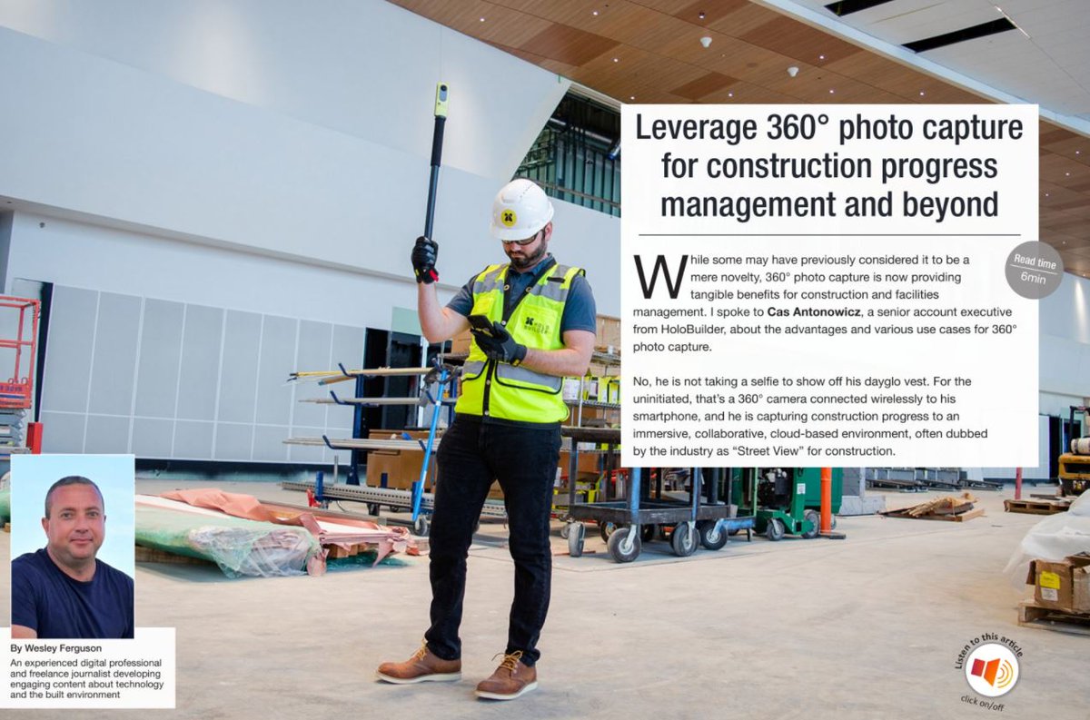 360-degree photo capture is proving truly useful. Not just a gimmick or fad after all. <a href="/AssetMagazine/">Asset magazine</a>  @HoloBuilder 

bit.ly/2TQBCmR