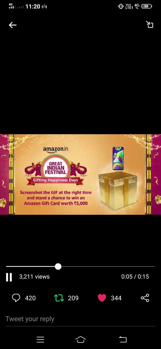 HellRider__'s tweet photo. @amazonIN Here is my perfect screenshot

#AmazonGiftingHappinessDays #AmazonGreatIndianFestival
@amazonIN 

 https://t.co/Nv598hTHKI