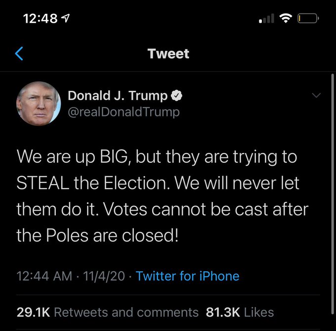 1 pic. not y’all trying to re-elect a president who DOESN’T KNOW HOW TO SPELL THE WORD POLL https://t