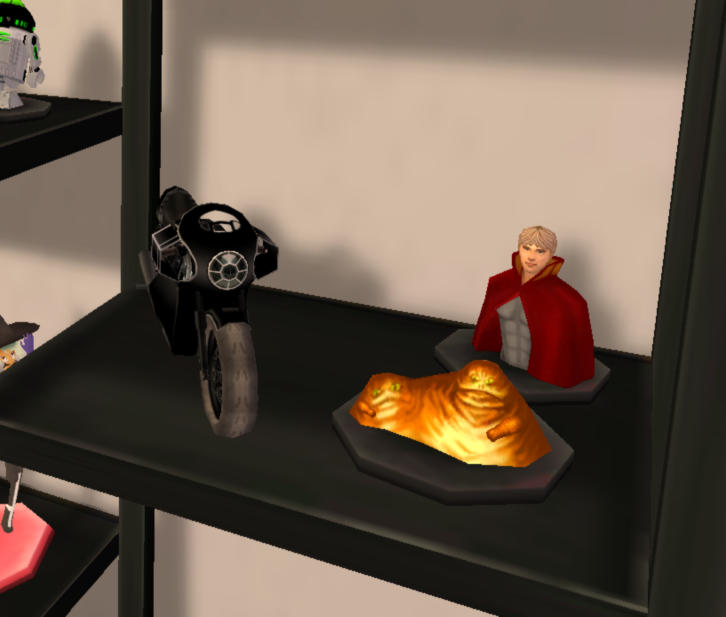 Pretty sure Shinobu drives one of those Star Wars bikes in the second game.Loving that mutant Jabba also.  #NoMoreHeroes