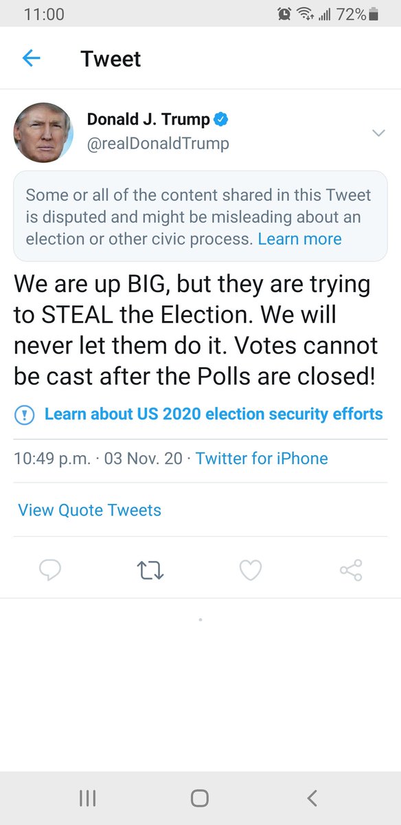 mlschott8's tweet photo. Twitter won Twitter tonight!!  Lol #2020Elections 
#Biden2020 https://t.co/F6xGMzS7oS