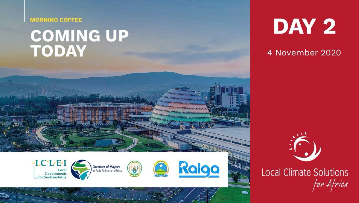 ICLEIAfrica's tweet photo. ☕ Morning coffee with #LOCS4Africa | Coming up today

💰 Mobilising public resources for integrated infrastructure solutions
📈 Narrowing the climate data gap for improved project preparation in cities
🌡 Climate Finance 101

More info &amp; join us:
https://t.co/v5ZoYGllEl https://t.co/iv7SkGuvjD